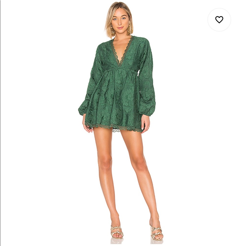 House of Harlow Edwin Dress in Emerald Green